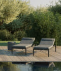 Chaise longue de jardin empilable Switch Rope