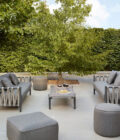 Canapé de jardin 2,5 places en aluminium anthracite et corde SWITCH ROPE – Image 9