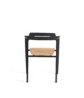 Fauteuil de repas extérieur Icon aluminium anthracite et teck – Image 5