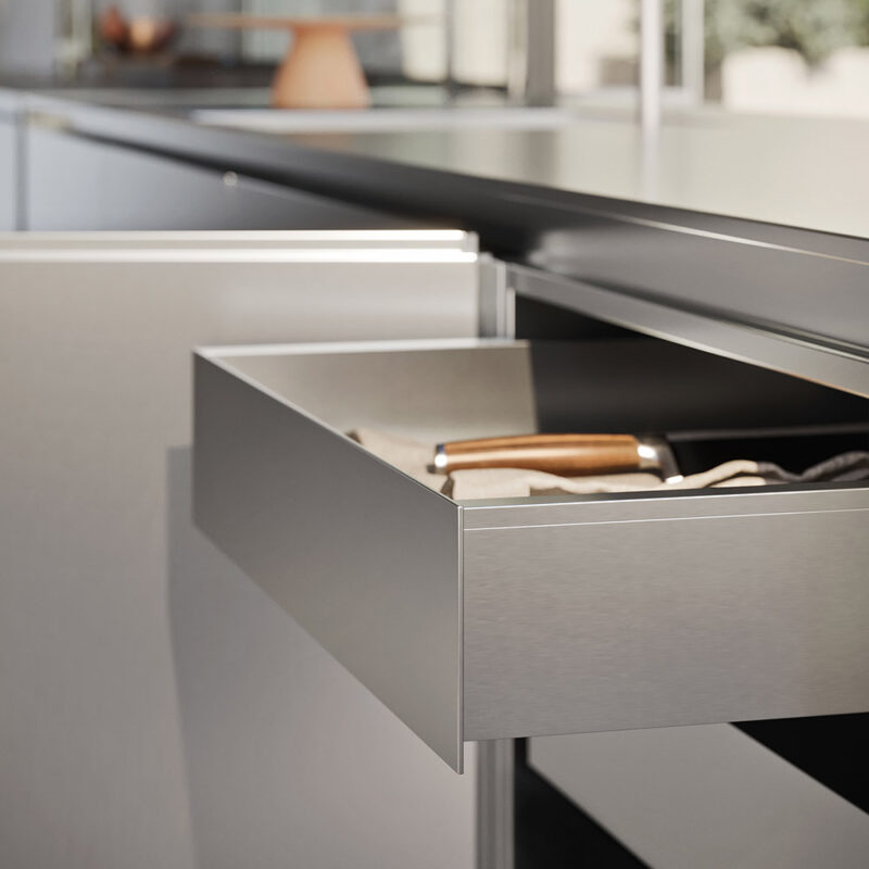 Cuisine extérieure Modulnova Project N°3 en acier inoxydable