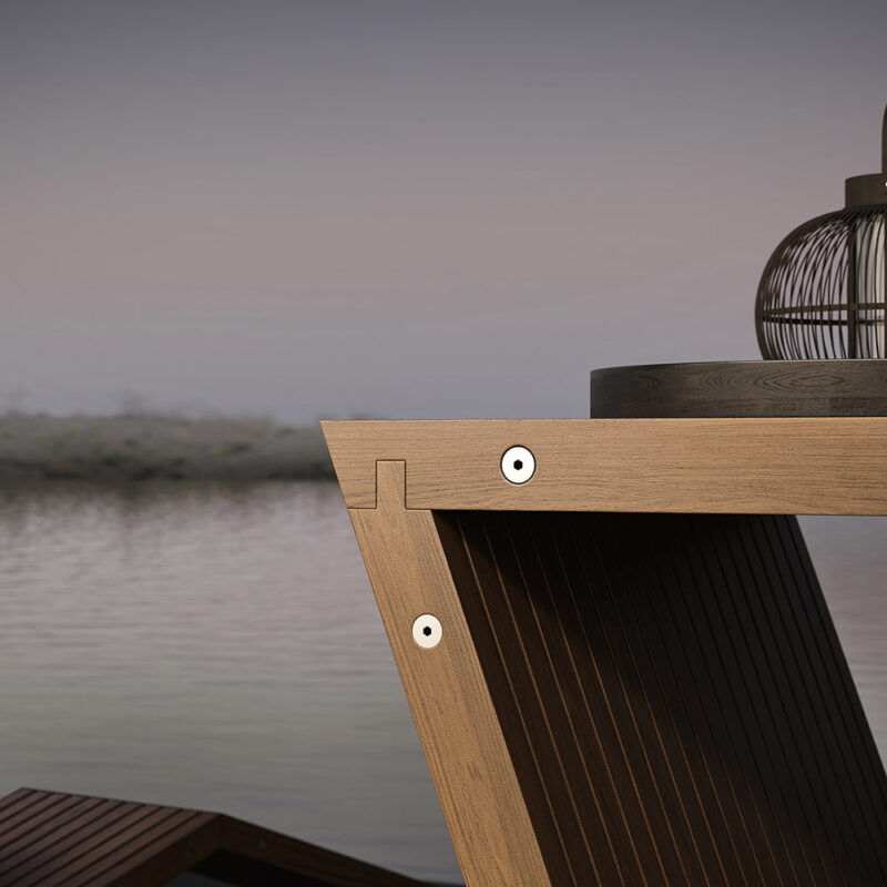 Cuisine extérieure Modulnova Project N°4 en céramique Sahara Noir