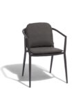 Fauteuil de repas extérieur DIAMOND aluminium anthracite et corde – Image 17