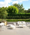 Fauteuil de repas extérieur DIAMOND aluminium blanc et corde – Image 23