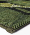 Tapis extérieur à motif végétal beige et vert Jungle Green – Image 3
