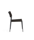 Chaise de repas extérieur RAY en aluminium anthracite et corde tressée – Image 5