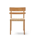 Chaise Extérieure Paralel en Teck Naturel et Rotin Synthétique – Image 2