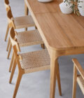 Chaise Extérieure Paralel en Teck Naturel et Rotin Synthétique – Image 7