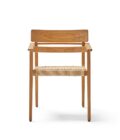 Fauteuil de Repas Extérieur Paralel en Teck Naturel et Rotin Synthétique – Image 2