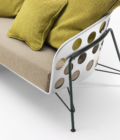 Canapé de jardin deux places en métal laqué personnalisable BOLLE DV M TS OUT – Image 2