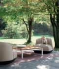 Fauteuil extérieur en tissu rembourré BRIONI – Image 12