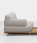 Canapé de jardin modulable sur base en aluminium ou teck PALCO – Image 11