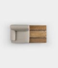 Canapé de jardin modulable sur base en aluminium ou teck PALCO – Image 29