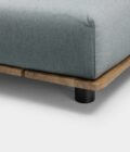 Canapé de jardin modulable sur base en aluminium ou teck PALCO – Image 3
