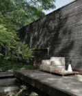 Canapé de jardin modulable sur base en aluminium ou teck PALCO – Image 5