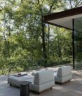 Canapé de jardin modulable sur base en aluminium ou teck PALCO – Image 4