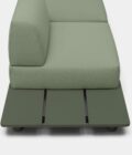 Canapé de jardin modulable sur base en aluminium ou teck PALCO – Image 14