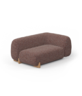 Chaise longue extérieure en tissu personnalisable Vondom MILOS Chaiselongue Module Droit par Jean Marie Massaud – Image 3