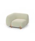 Canapé extérieur en tissu personnalisable Vondom MILOS sectional sofa droite par Jean Marie Massaud